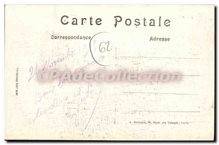 CPA La grande guerre 1914 15 ABLAIN Saint Nazaire la sortie du village où eut lieu la supreme resist — Rückseite