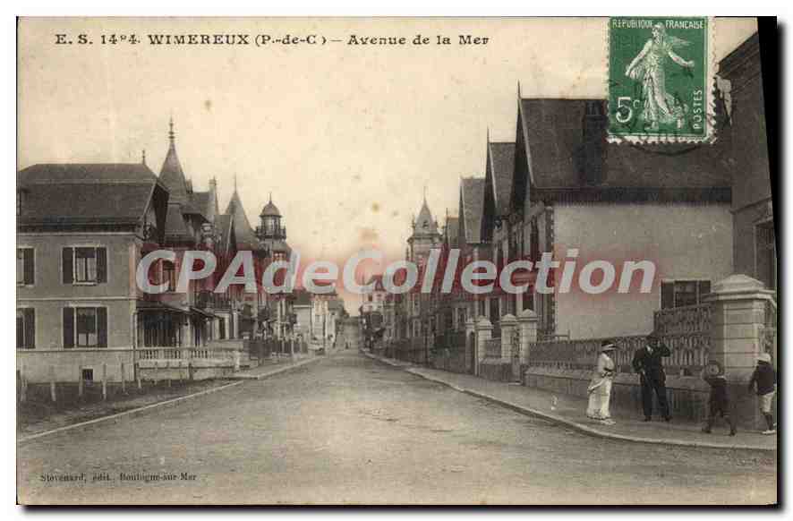 CPA Wimereux Avenue de la mer 