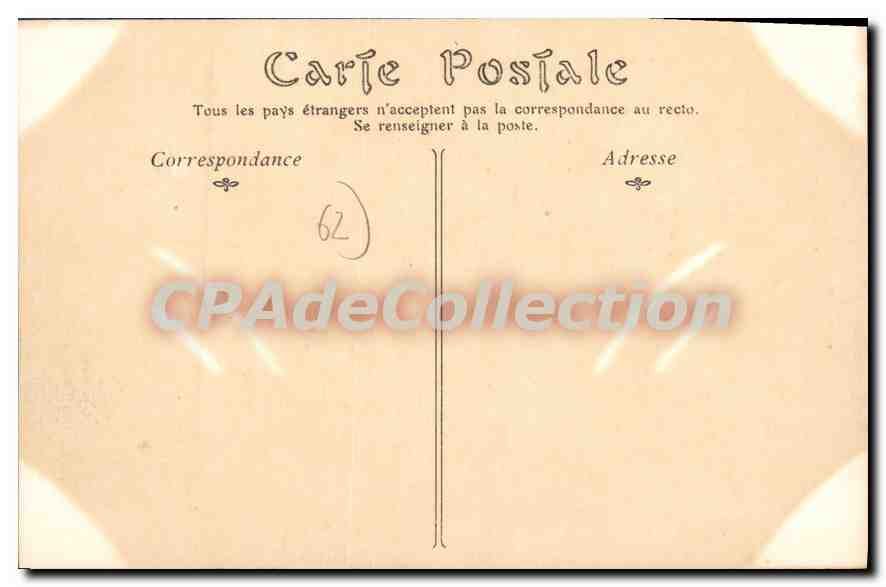 CPA Wimereux Pas de Calais le casino et Splendid hotel cote de la Mer  — Rückseite