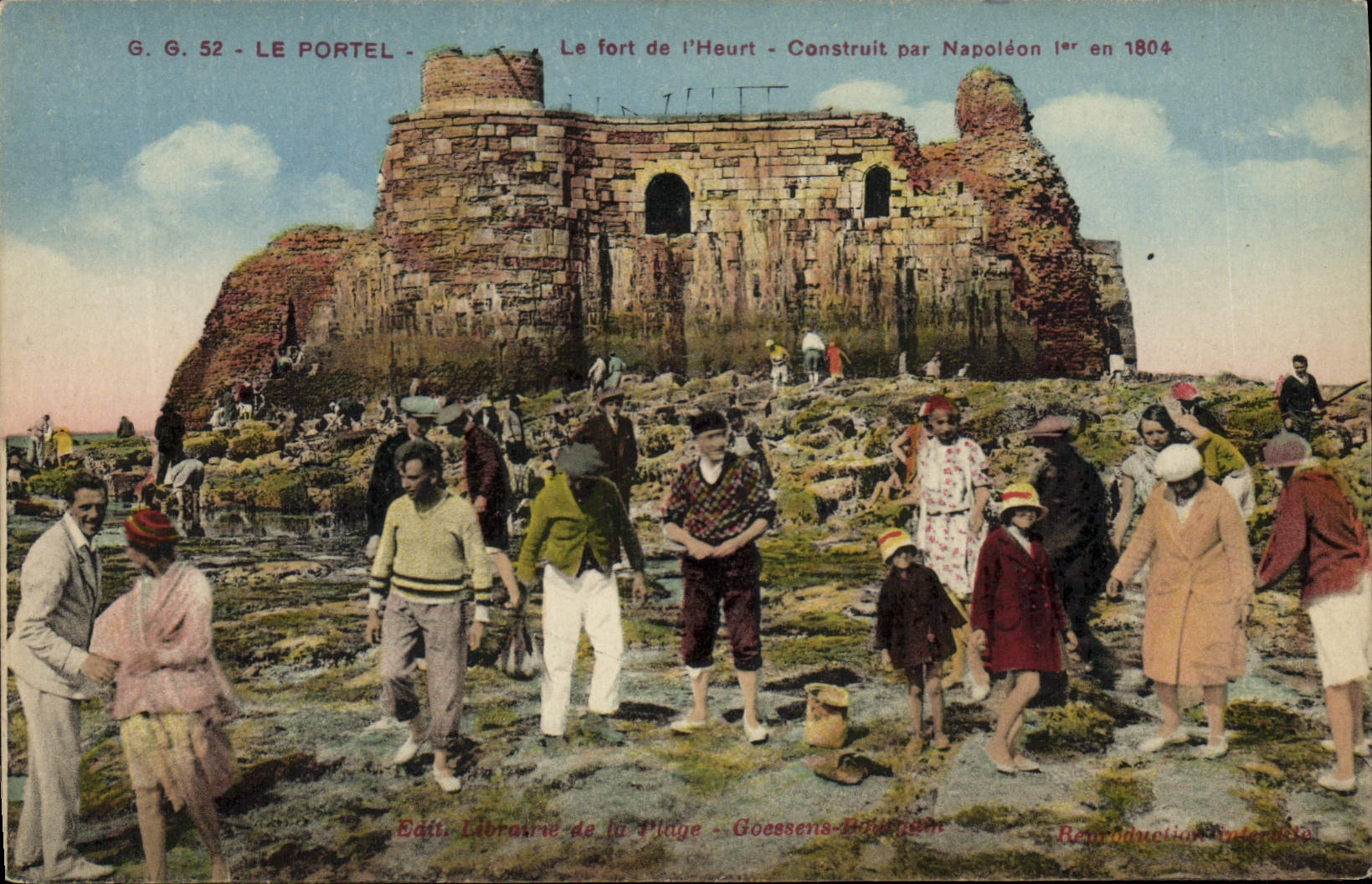CPA Le Portel le fort de l'Heur Construit par Napoleon 1er en 1804 