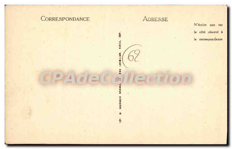 Le Touquet-Paris-Plage — Vue Générale — LL — Verso