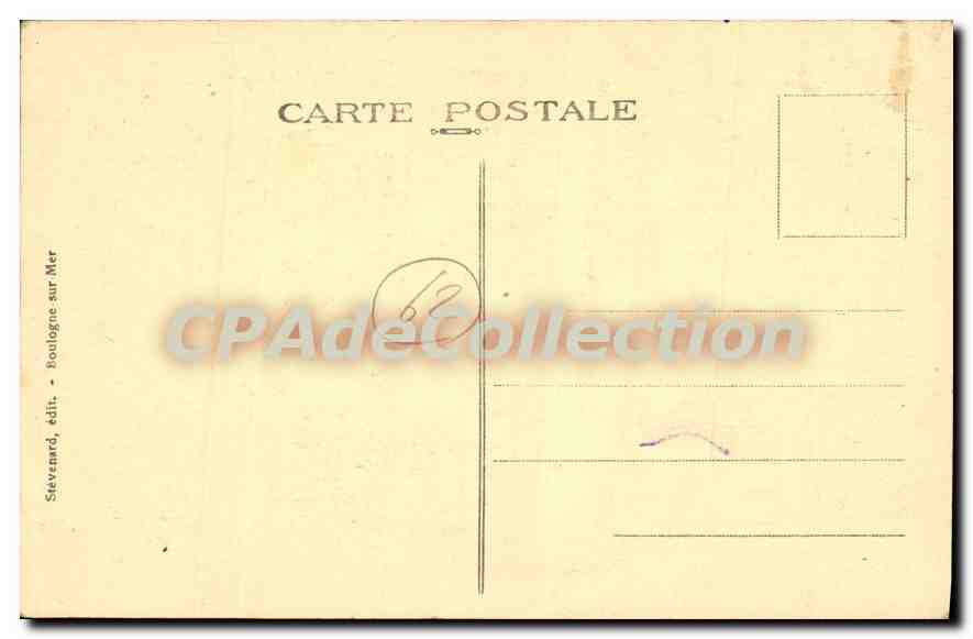 CPA Wimille P de C le Calvaire du Cimetiere  — Rückseite