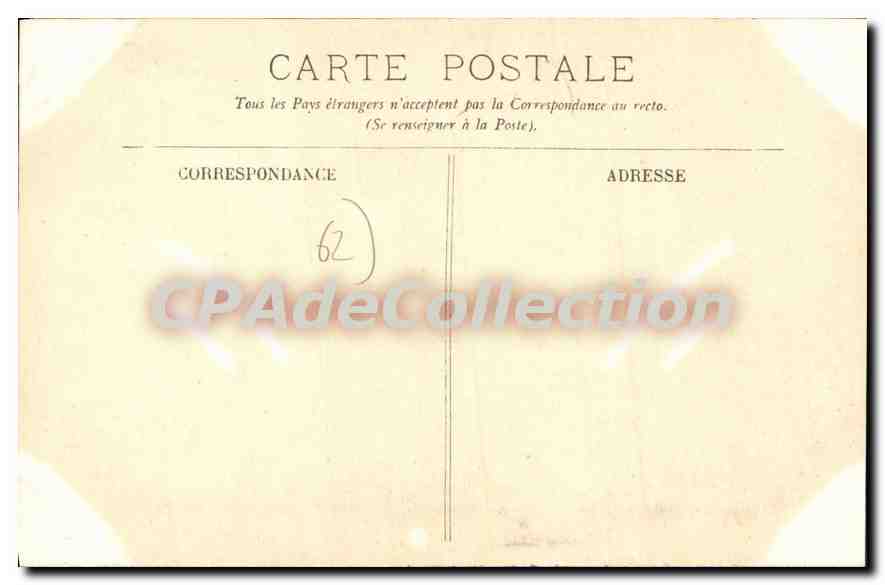 CPA Le Portel type de Porteloise  — Verso