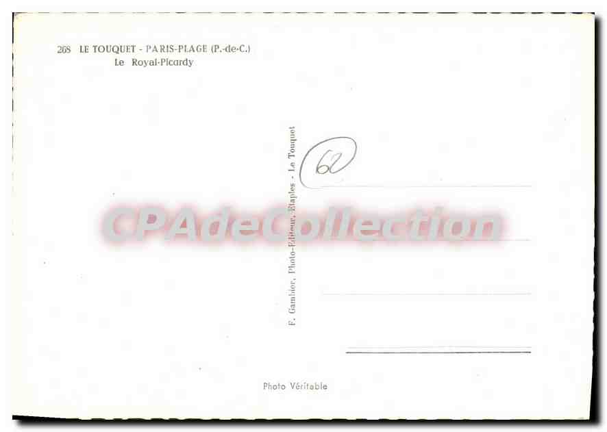 Le Touquet - Paris-Plage (P.-de-C.) — Le Royal-Picardy — F. Gambior, Éditeur — Reverso