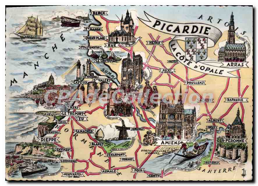 CPSM Les Provinces Francaises Picardie la Cote d'Opale 