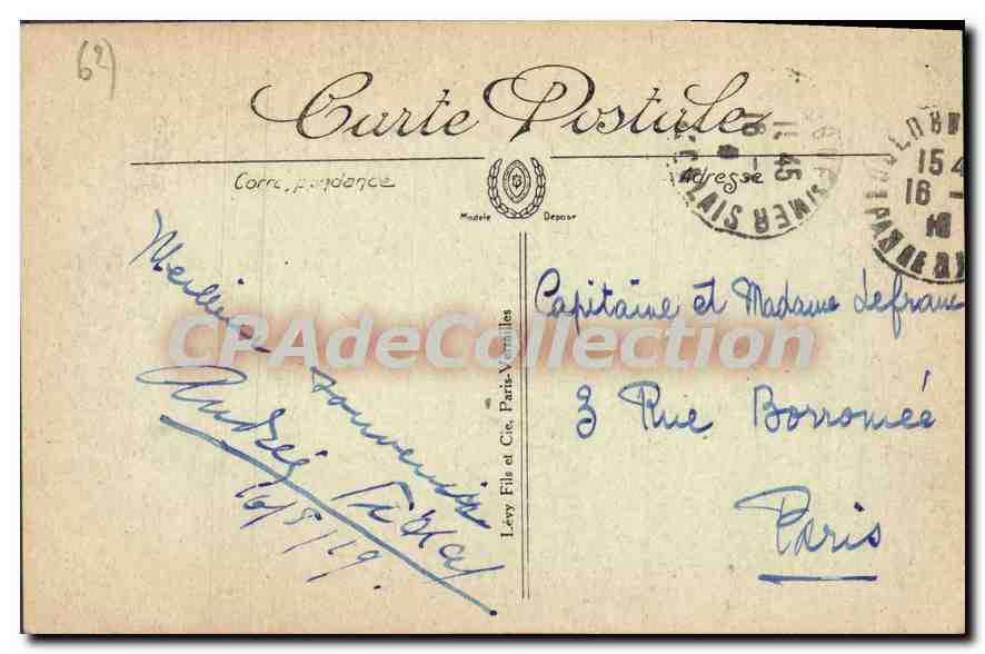 Boulogne-sur-Mer — Le Quai Gambetta et le Quartier Saint-Pierre — Éditeur L.I. n°30 — Rückseite