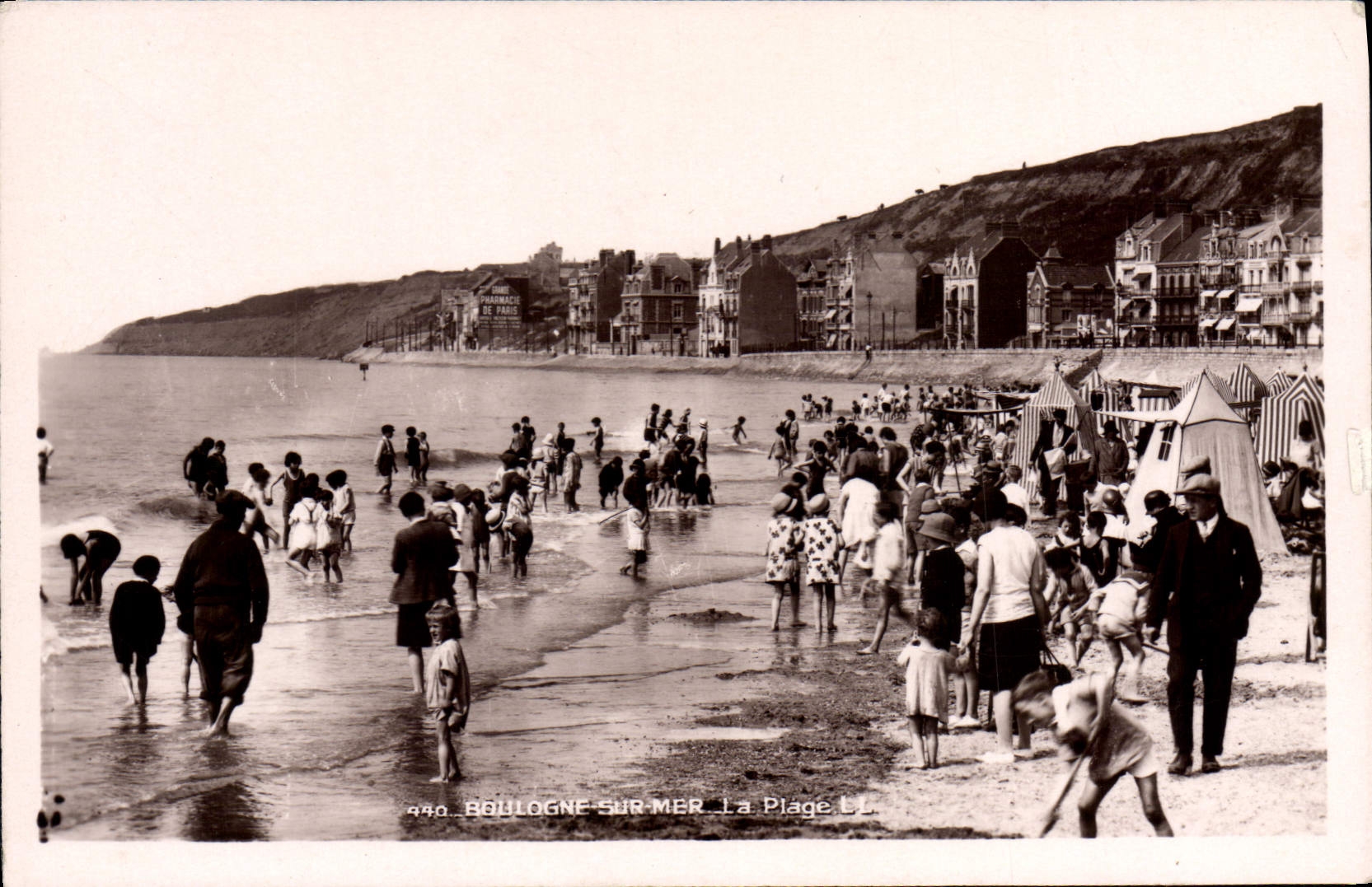 Boulogne-sur-Mer — La Plage — éditeur L.L. n° 440