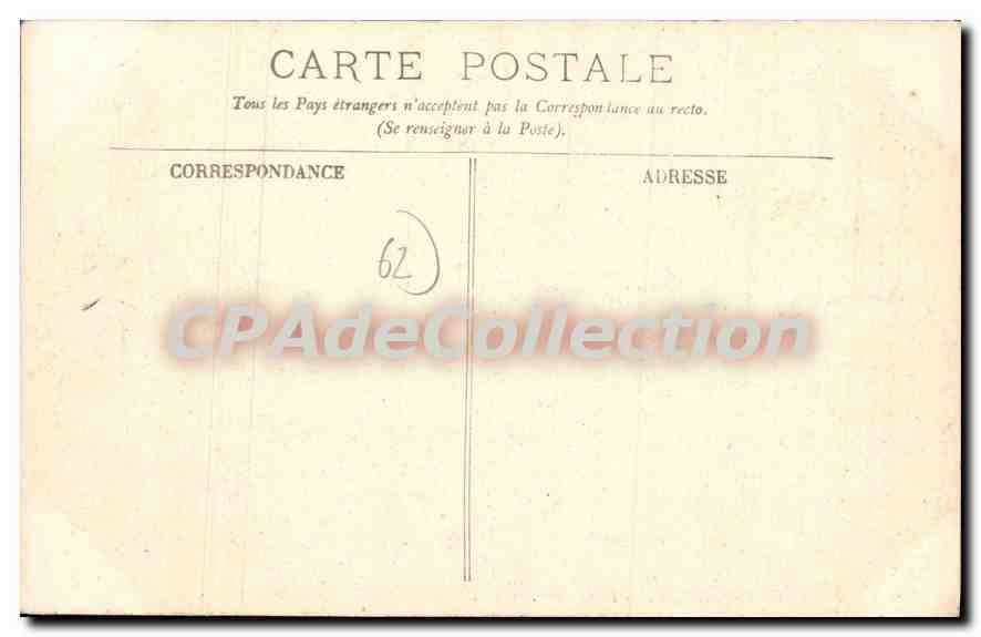 Boulogne-sur-Mer — Le Château — LL. — n° 2778 — Verso