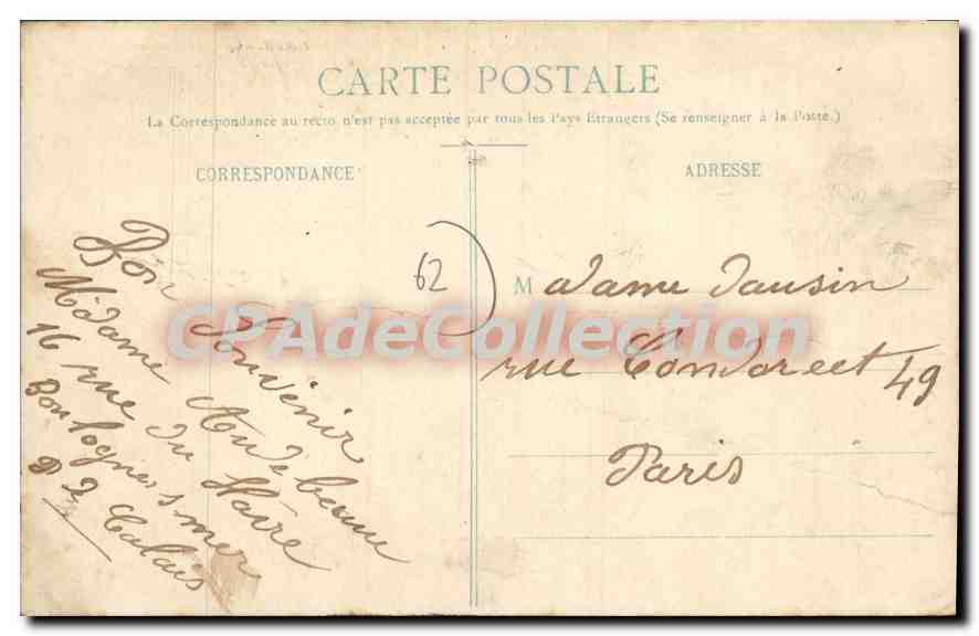 Boulogne-sur-Mer - Quai Gambetta — B.M., édit. - 109 - — Reverso