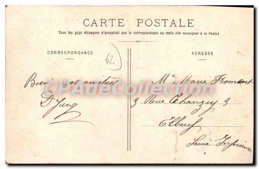 Boulogne-sur-Mer — Le Quai Gambetta et le Port — L. D., B., 88. — Verso
