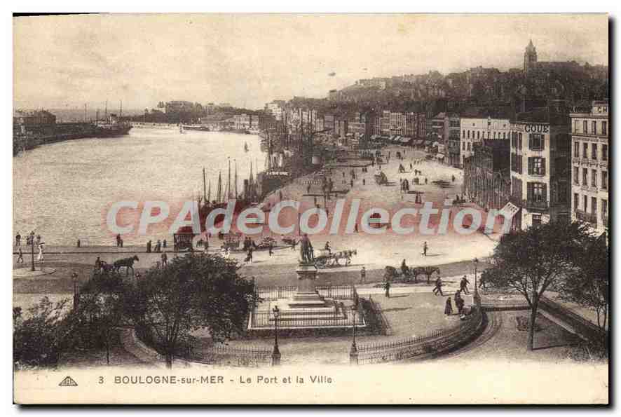 BOULOGNE-sur-MER - Le Port et la Ville — éditeur inconnu, n°3