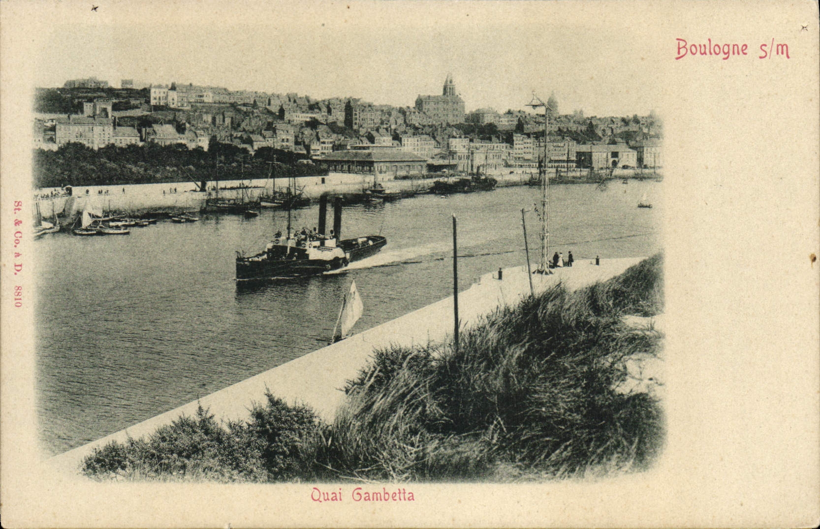 Quai Gambetta — Boulogne-sur-Mer — St. & Co. A. D. 8810