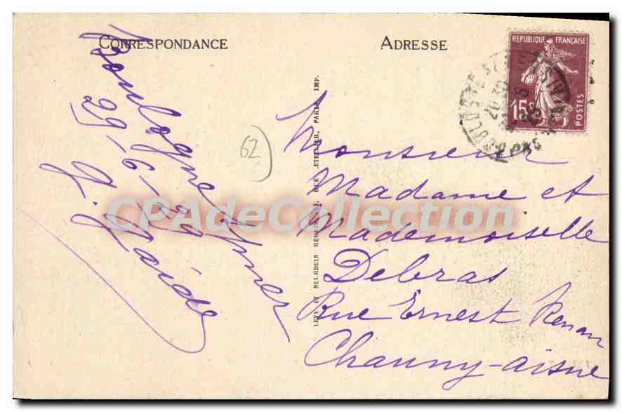 Boulogne-sur-Mer — La Plage — LL, n° 126 — Reverso