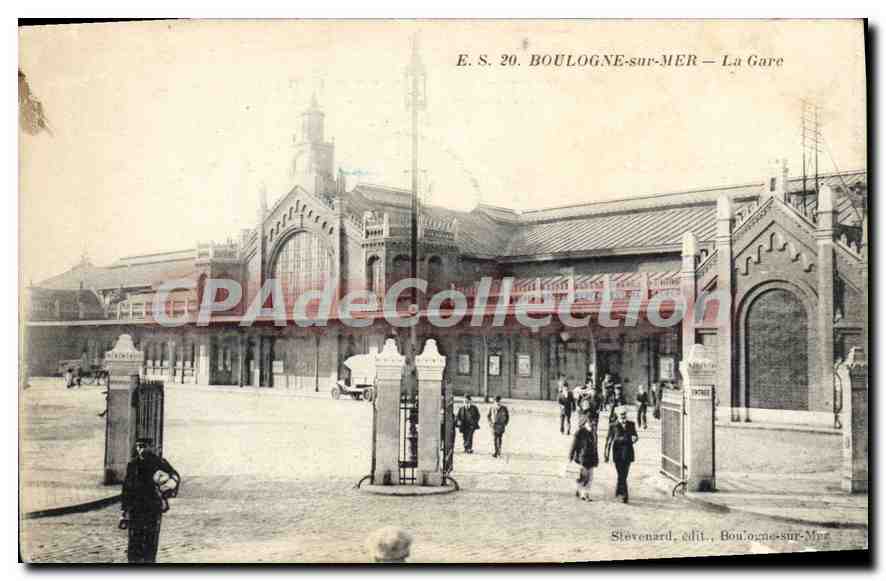 Boulogne-sur-Mer — La Stazione — Stevenard, edit. Boulogne-sur-Mer, n. 20