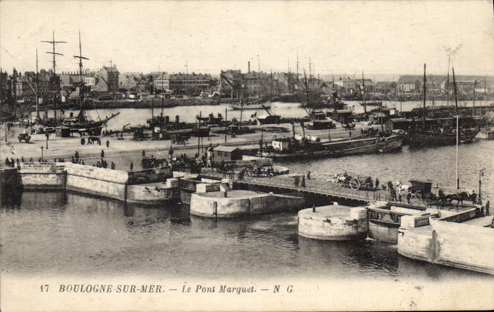 Boulogne-sur-Mer — Le Pont Marquet — N.G. n°47
