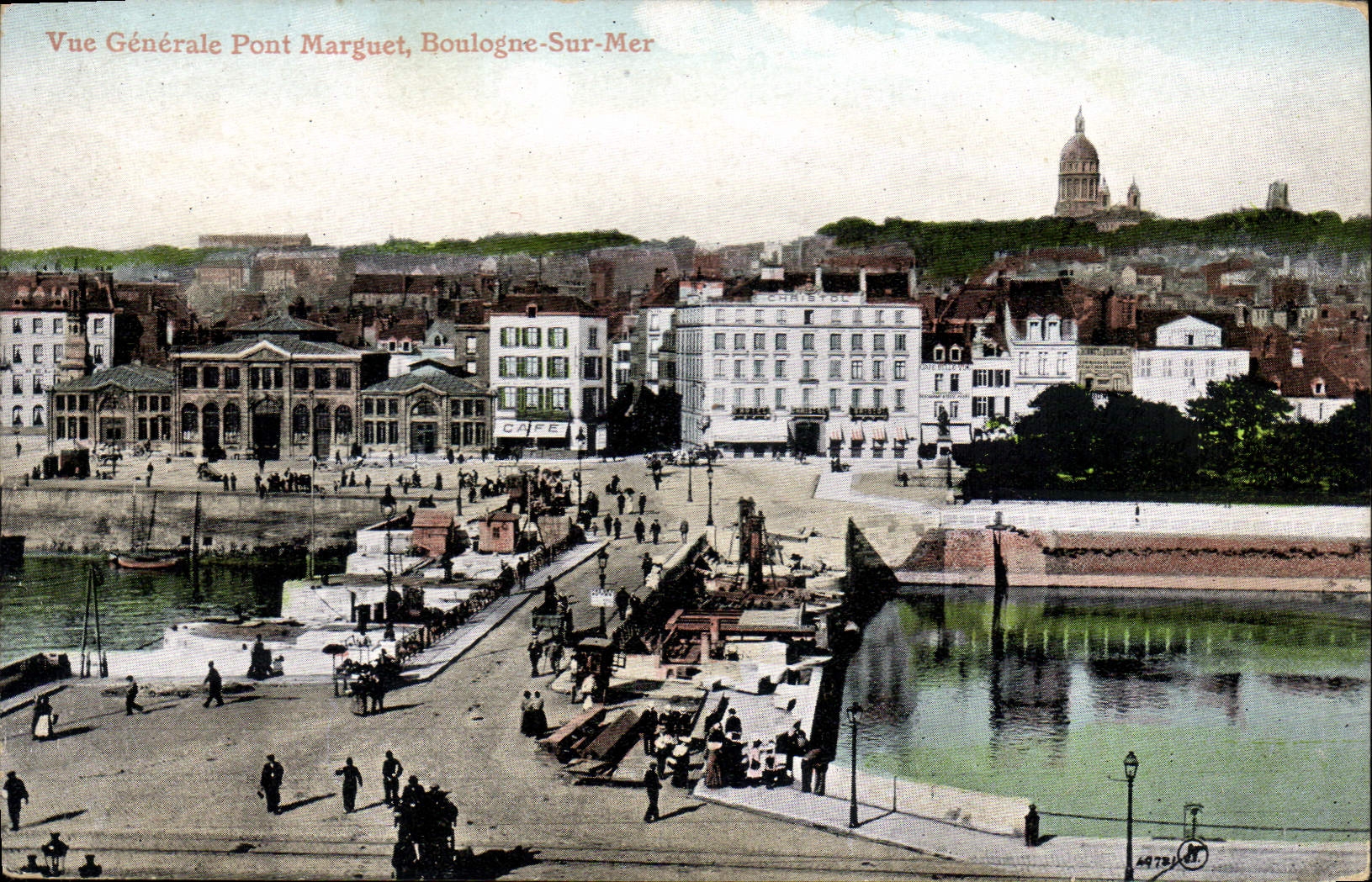 Vue Générale Pont Marguet, Boulogne-Sur-Mer — éditeur CHRISTOL, n° 4978