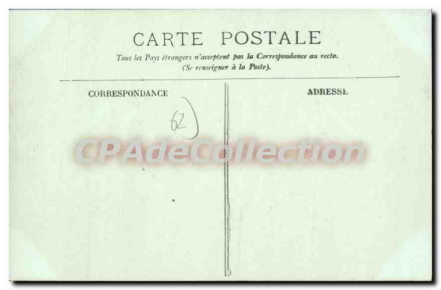 Boulogne-sur-Mer — La Gare — LL. n° 282 — Verso