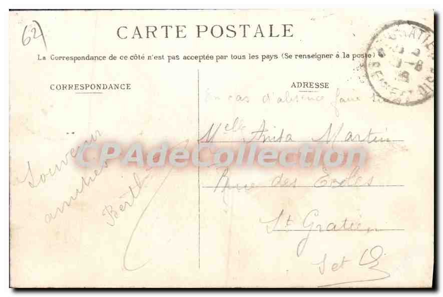 Boulogne-sur-Mer — La Digue Sainte Beuve — n°47 — Reverso