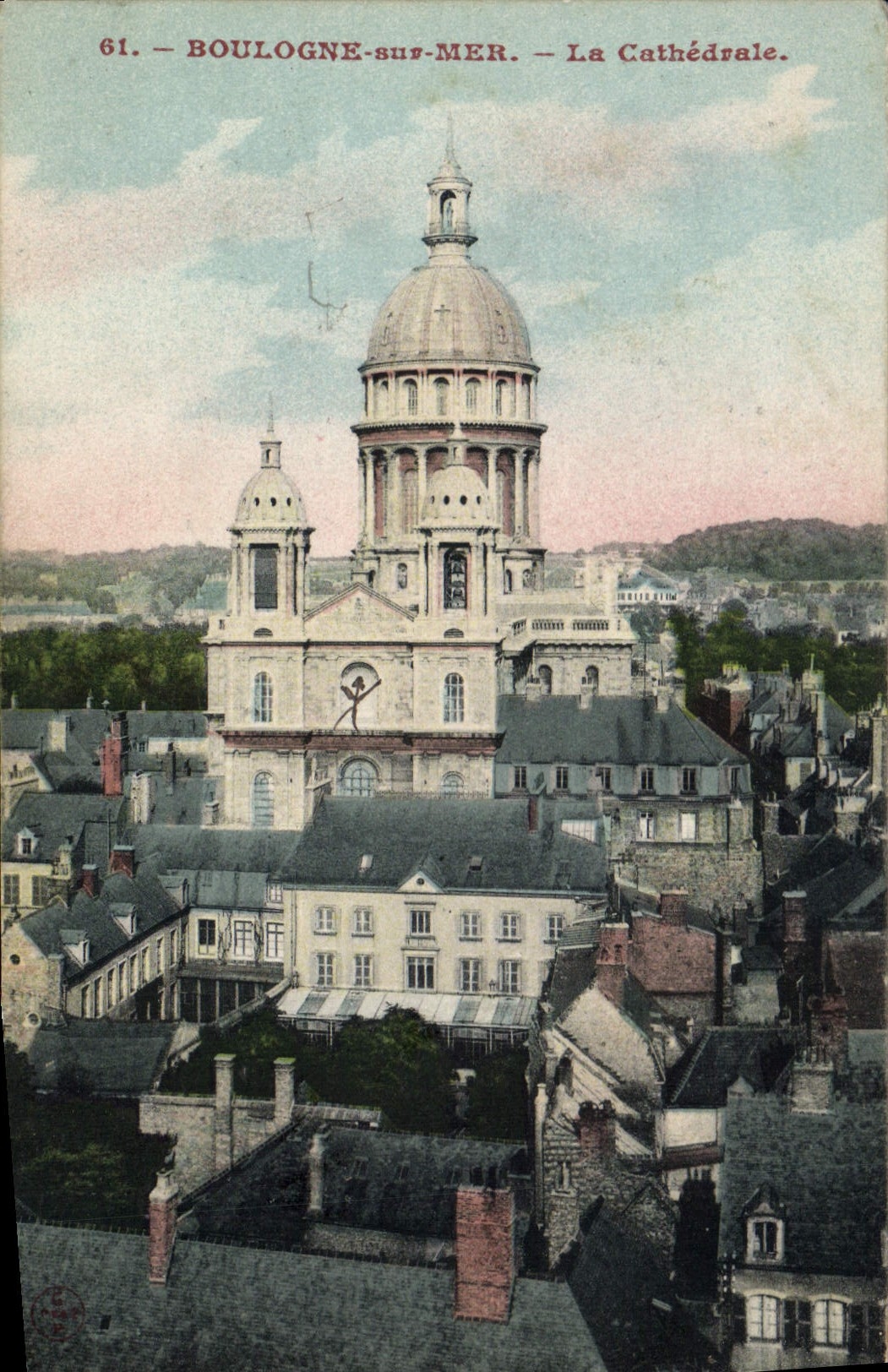 Boulogne-sur-Mer — La Cathédrale — Éditeur anonyme, n° 61