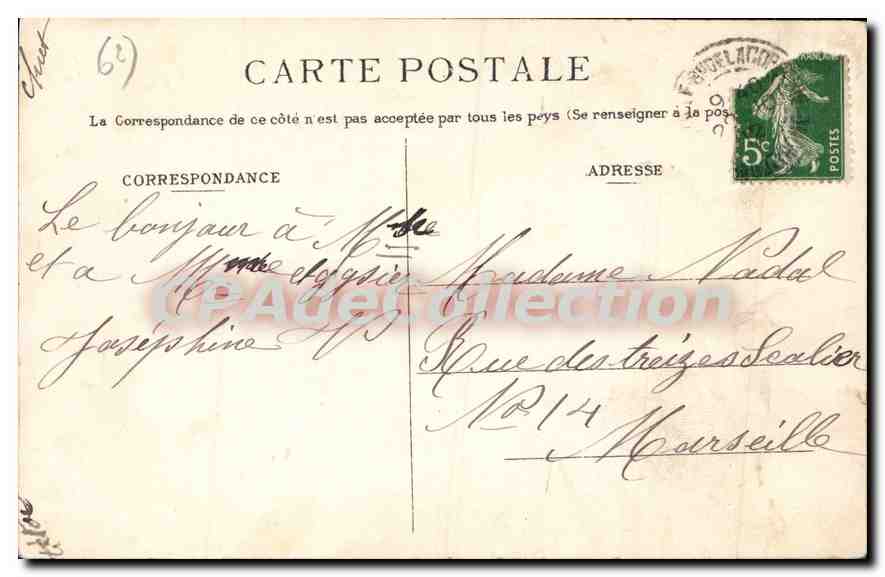 Boulogne-sur-Mer — La Cathédrale — Éditeur anonyme, n° 61 — Verso
