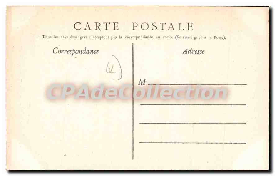 Boulogne-sur-Mer — El Campanario y el Ayuntamiento — Edición Galeries des Deux Passages n° — Reverso