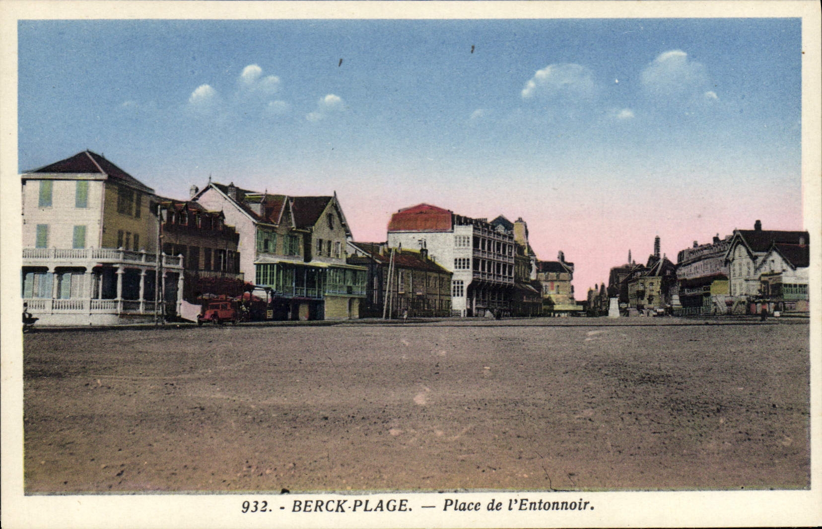 CPA Berck Plage place de l'Entonnoir 