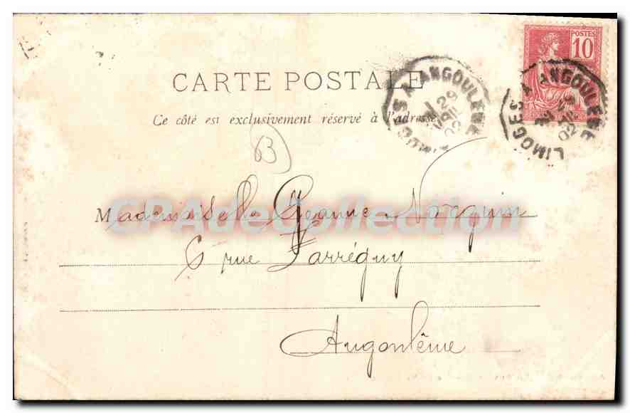 Auvergne - Der Fuy de Dome & das Dorf Orcinés — Verlag Ceram, Nr. 2448 — Rückseite
