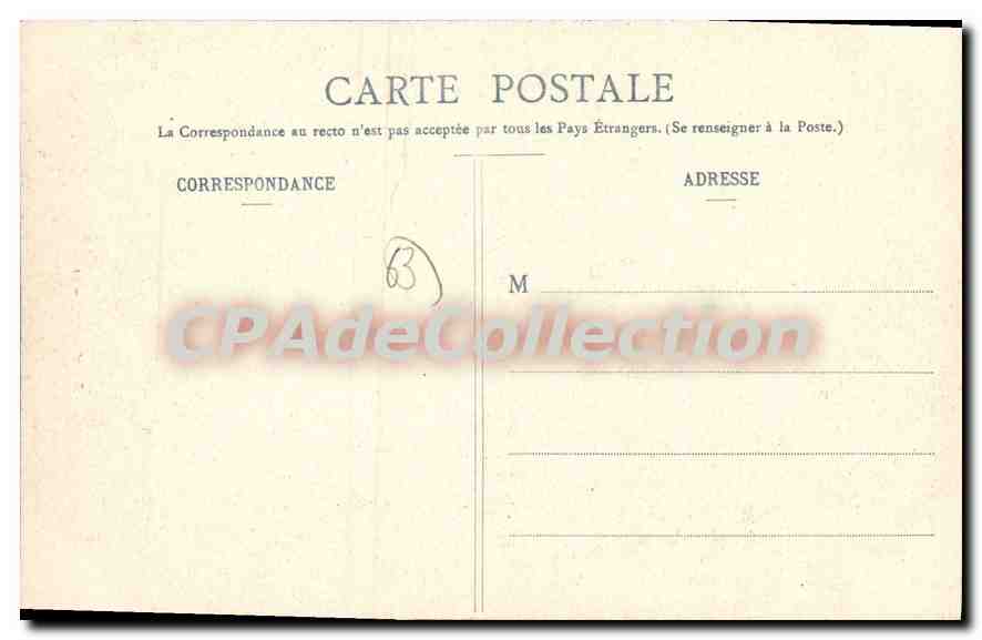 Ruinen des Prämonstratenserstifts Montperoux — Auvergne — P. Chavaroux, phot., Maringue s — Rückseite