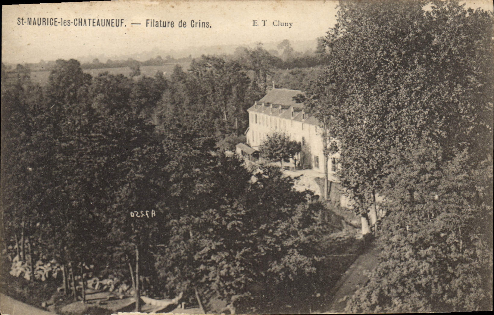 St-Maurice-les-Châteauneuf — Spinnerei Crins — E.T. Cluny