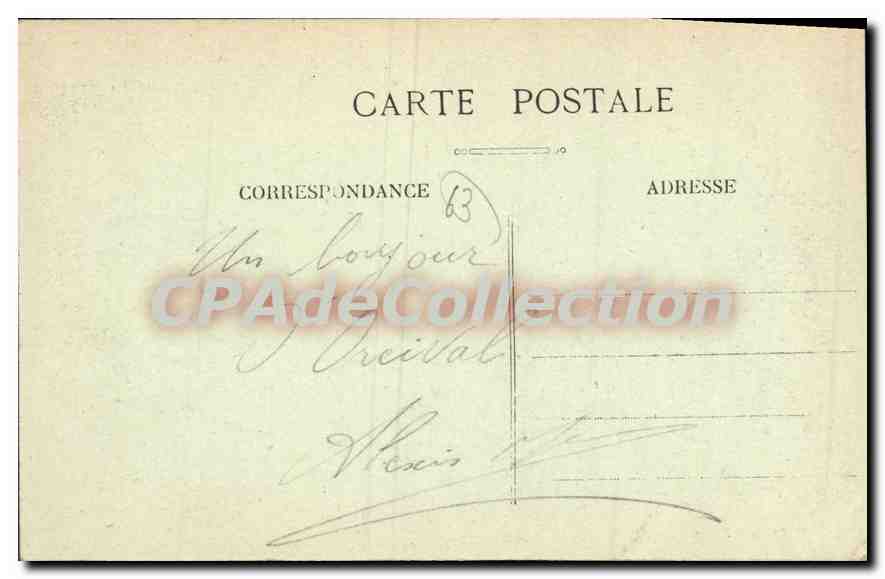 Château de Cordès, near Orcival — main façade — L'Auvergne Illustrée — Back