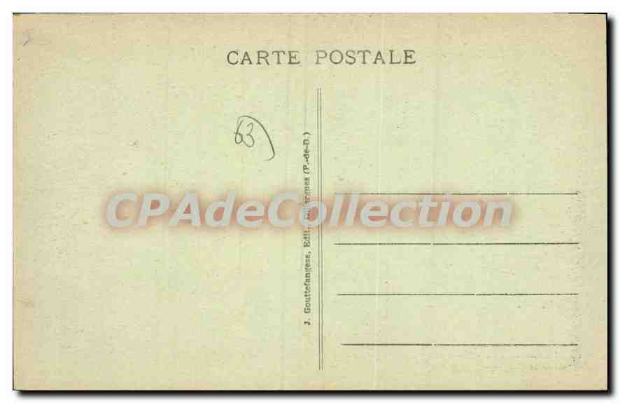 CPA Riom Vue generale vu de l'Ouest  — Rückseite