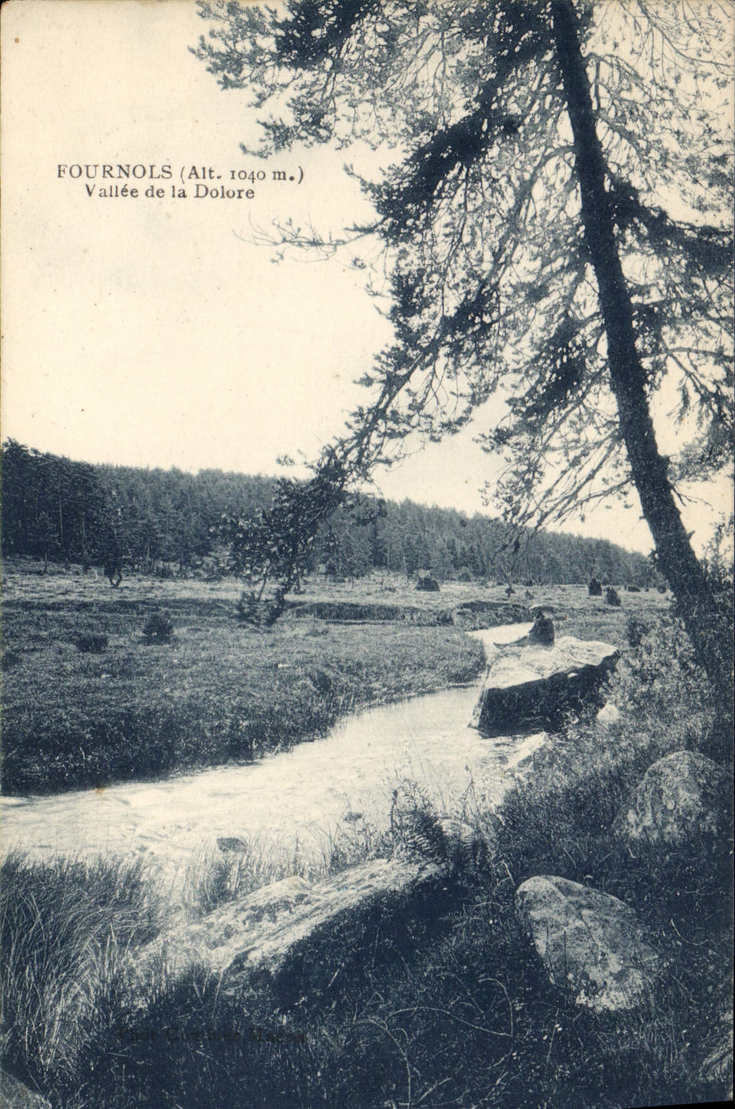 Fournols (Höhe 1040 m.) — Tal der Dolore — Verlag nicht sichtbar