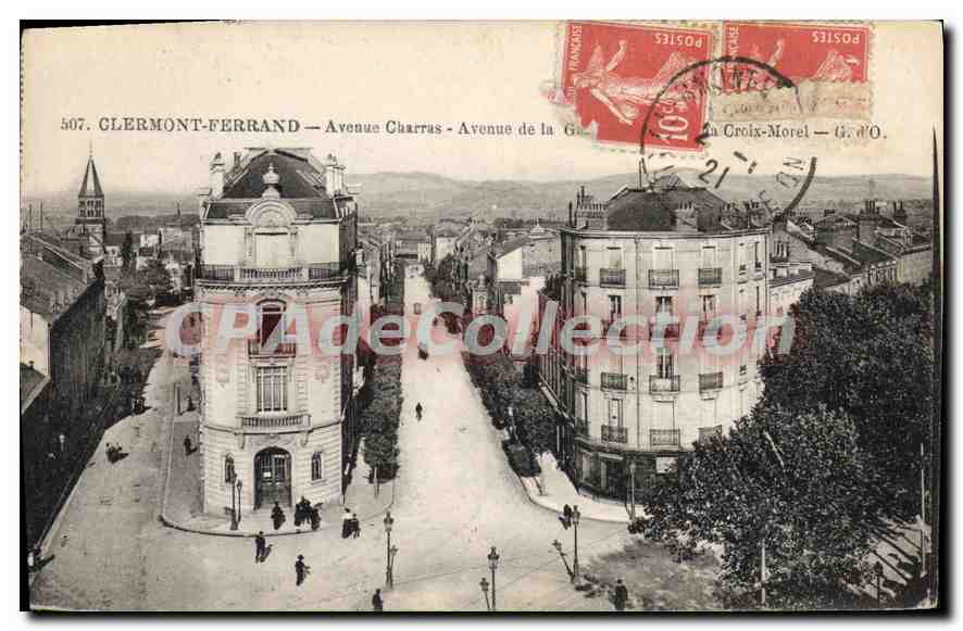 Clermont-Ferrand — Avenue Charras - Avenue de la Croix-Morel — éditeur Goasterange
