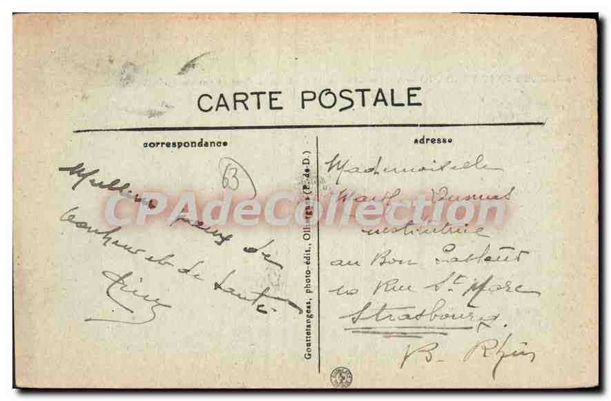 Clermont-Ferrand — Avenue Charras - Avenue de la Croix-Morel — éditeur Goasterange — Reverso