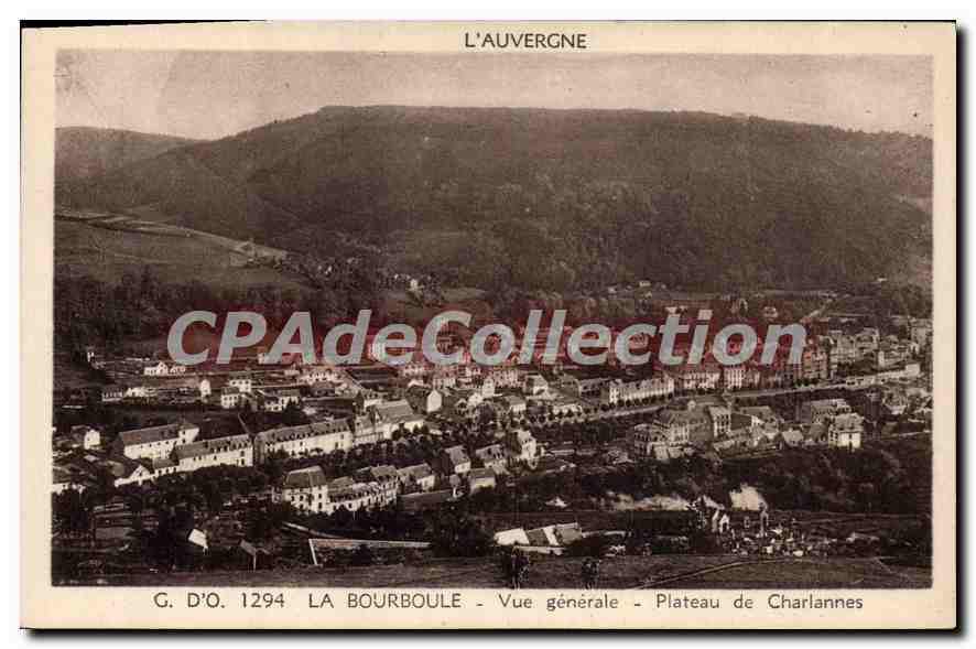 La Bourboule — Vue générale — Plateau de Charlannes — G. D'O. 1294