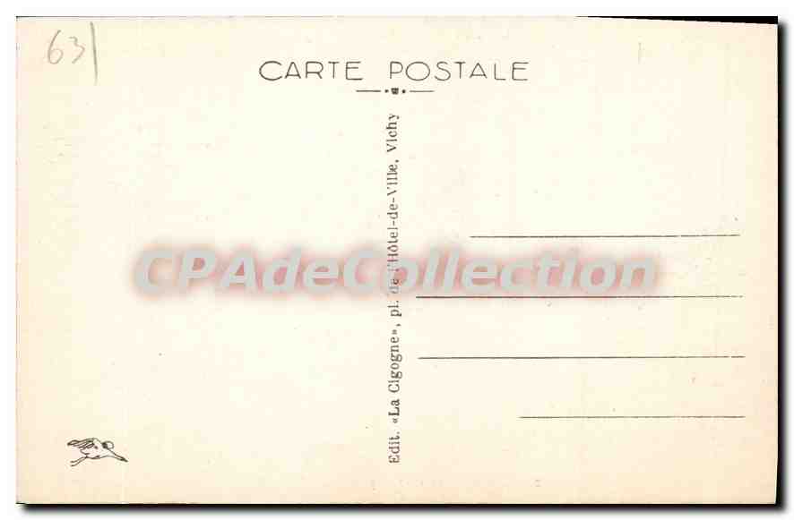 CPA Besse Vieilles Maisons du XV siecle  — Verso