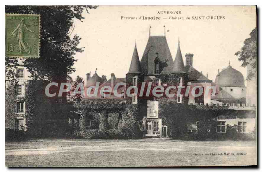Château de Saint-Cirgues — Environs d'Issoire — Chauvet-Marion, éditeur