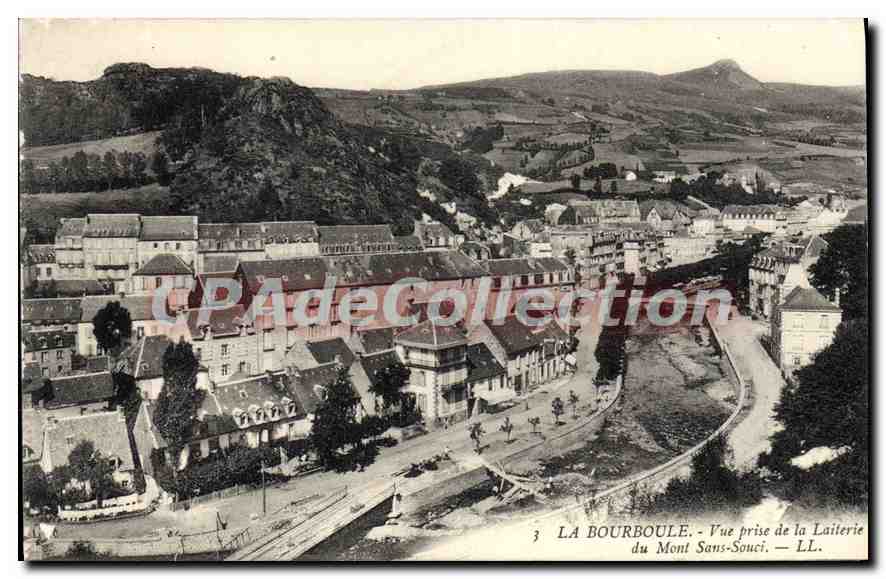 LA BOURBOULE - Vue prise de la Laiterie du Mont Sans-Souci — LL