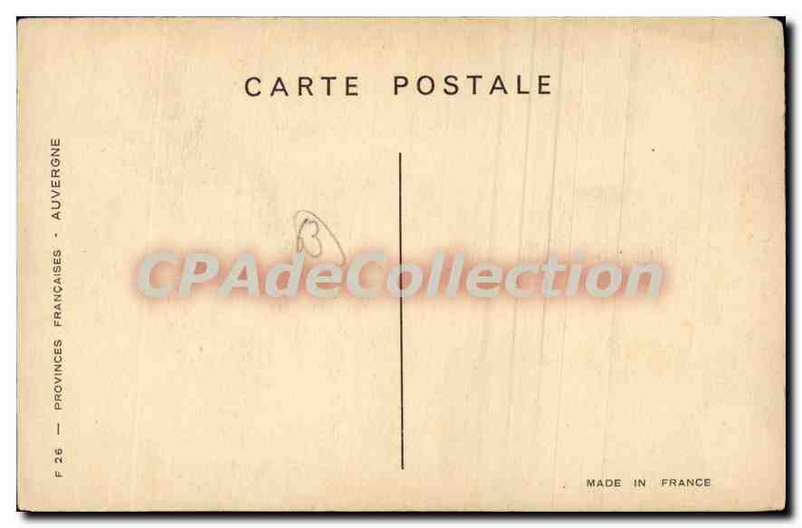 Femme en costume traditionnel — Auvergne — Provinces Françaises F 26 — Reverso