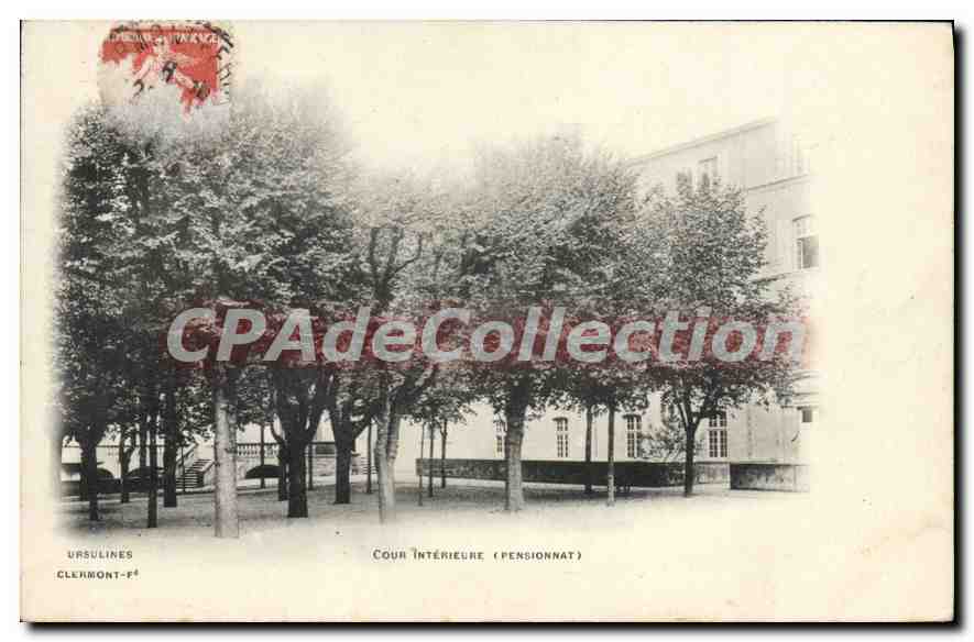 Cours intérieure (pensionnat) — Ursulines, Clermont-Ferrand