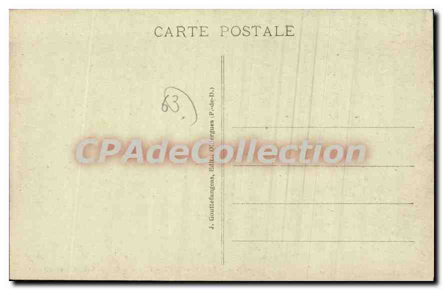 ROYAT - La Grotte des Laveuses — g. d'o. n°1156 — Verso
