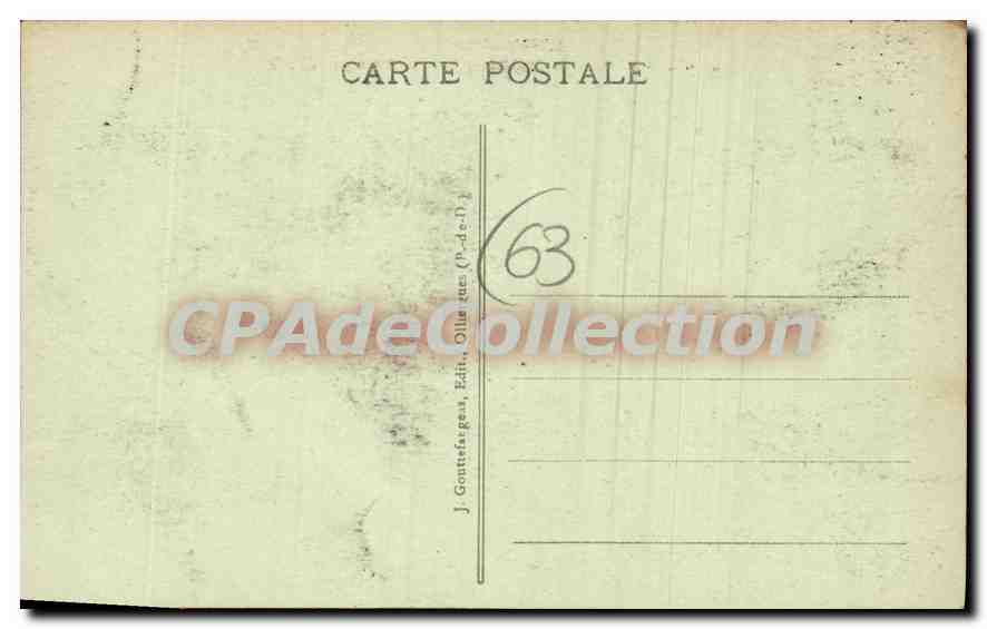 Pontgibaud — Allgemeine Ansicht — G. D'O. n° 618 — Rückseite