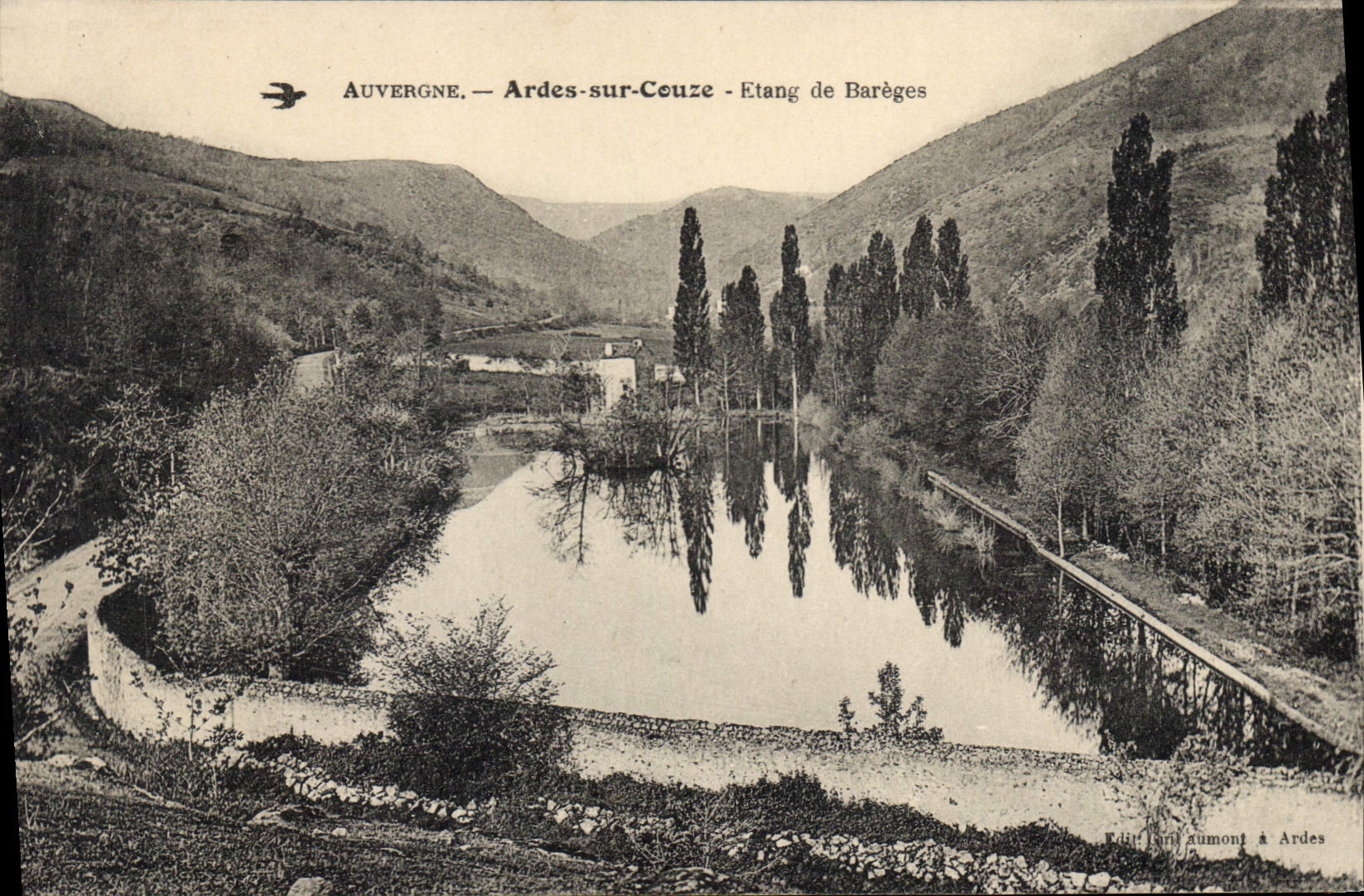 Auvergne — Ardes-sur-Couze — Etang de Barèges — Verlag Laroaumont in Ardes