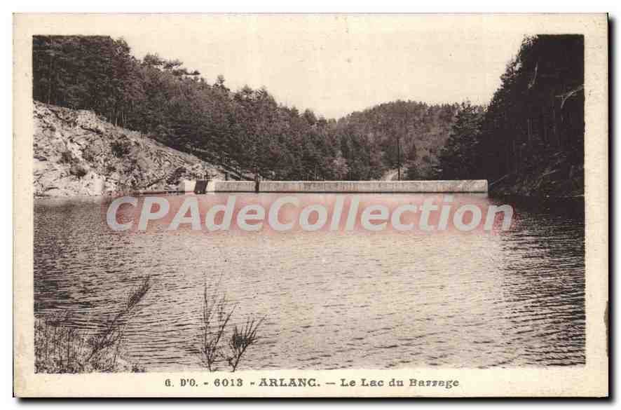 Arlang - Der See des Staudamms — J. Gouttelanges, Verlag Olliergues (Fr.-de-D.)