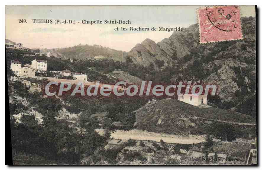 Thiers (P.-d.-D.) - Chapelle Saint-Roch et les Rochers de Margeride — L. Hiecondell, Paris, n°249