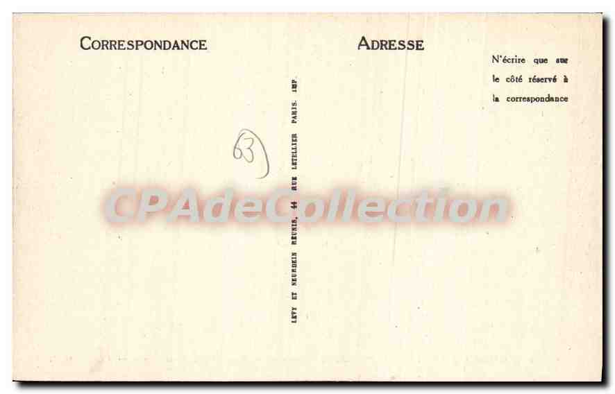 Clermont-Ferrand — Rue du 11 Novembre et Avenue des États-Unis — G. J. — n° 131 — Verso
