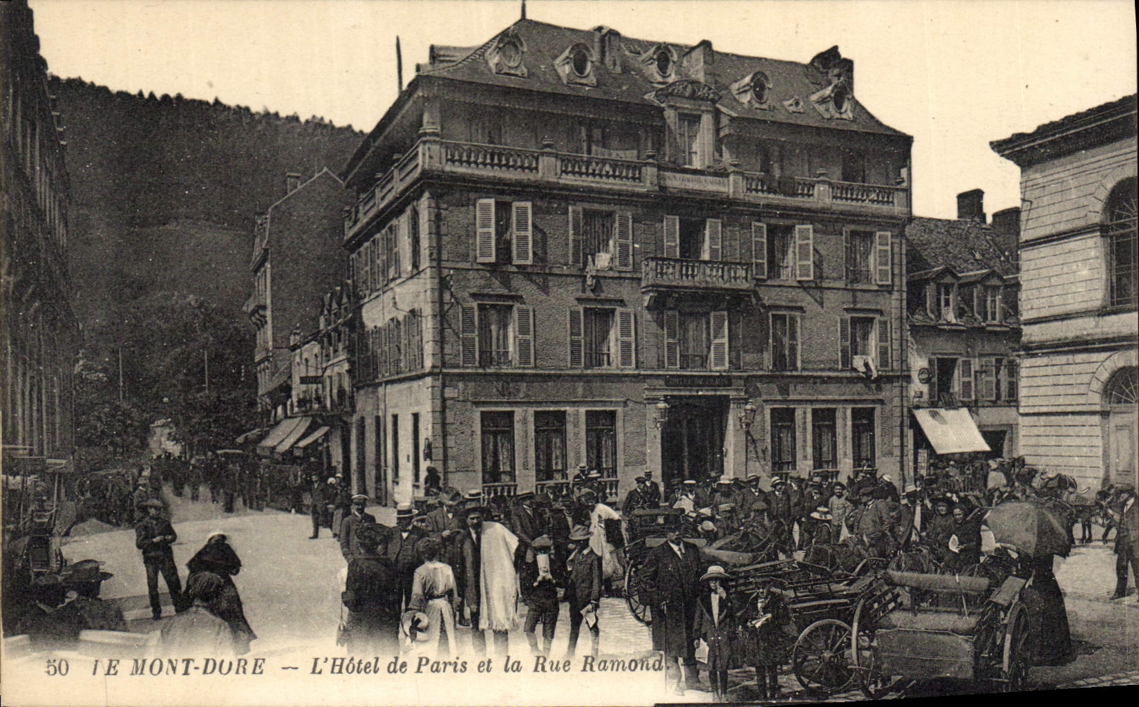 Il Mont-Duré — L'Hotel de Paris e la Rue Ramond — Editore: Curte Postitule, n° 50