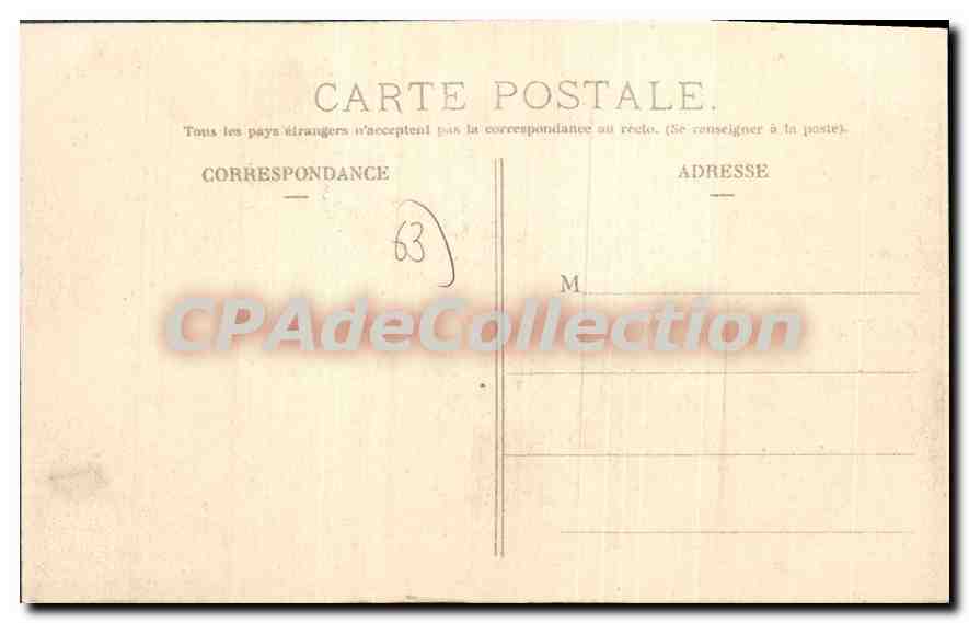 Turn of the Virgin at Bourg-Lastic — Circuit d'Auvergne, Gordon Bennett Cup 1905 — L'Hirondelle, Paris — Back
