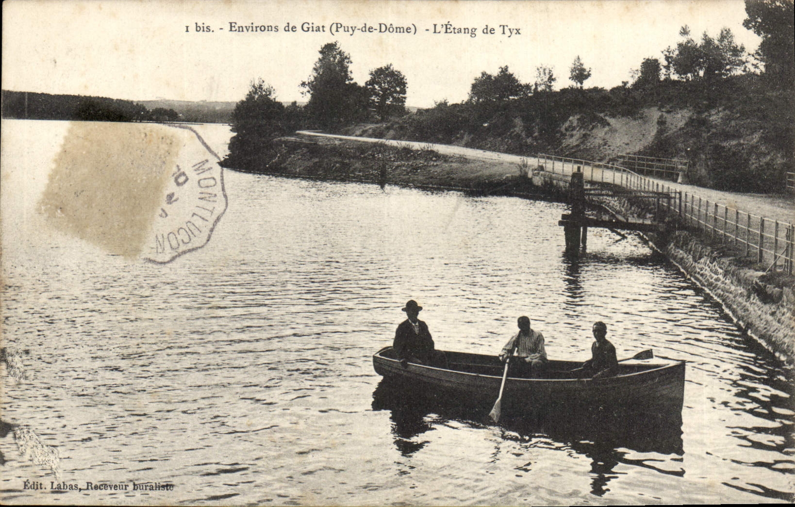 Surroundings of Giat (Puy-de-Dôme) — Lake Tyx — Labas Publisher, Post Office Receiver
