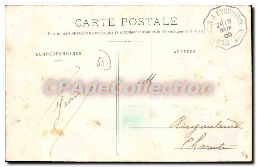 Surroundings of Giat (Puy-de-Dôme) — Lake Tyx — Labas Publisher, Post Office Receiver — Back